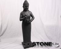 Stone-Lite Staande Boeddha tuinbeeld - thumbnail