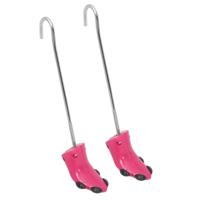 Schoenspanners met schoenlepel EU 34-40 kunststof roze - thumbnail