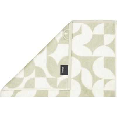 Cawö Cawo Studio gemustert 6251 Douchelaken 70x140 wasabi