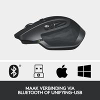 Logitech Mouse MX Master 2S Grafiet Draadloze Muis - thumbnail