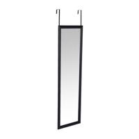 Spiegel deurhanger - zwart - 30x120 cm - thumbnail