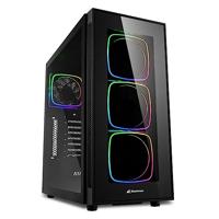 Sharkoon TG6 RGB midi tower behuizing - thumbnail