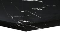 Hoofdtafel Home ESPRIT Zwart Hout MDF 90 x 90 x 35 cm - thumbnail