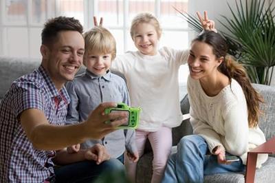 Kindercamera met dinosaurusbescherming