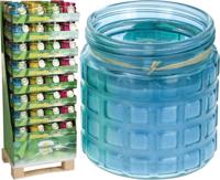 Home & Styling Homestyle citronella kaars in glazen pot branders - thumbnail