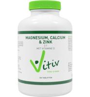 Vitiv Magnesium calcium zink 200 Tabletten - thumbnail