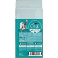 PURINA ONE Bifensis droogvoer voor volwassen katten met zalm en volkoren granen, zak van 9,75 kg - thumbnail