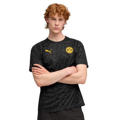 PUMA Borussia Dortmund Pre-Match Trainingsshirt 2025-2026 Zwart Geel