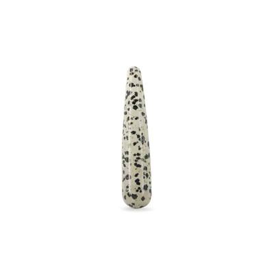 Massage Griffel Jaspis Dalmatiër - 10 x 2 cm Massage Griffel Jaspis Dalmatiër - 10 x 2 cm
