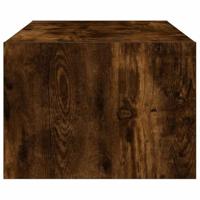 Tv-meubel met LED-verlichting 100X35,5x25 cm gerookt eikenkleur - thumbnail