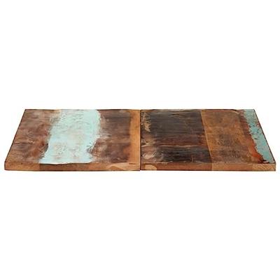 VidaXL Tafelblad vierkant 25-27 mm 80x80 cm massief gerecycled hout