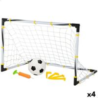 Voetbaldoel Colorbaby 90 x 59 x 59 cm Opvouwbaar (4 Stuks) - thumbnail