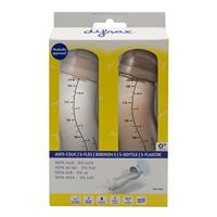 Difrax Doublepack S-babyfles Natural 250ml - Blossom/Caramel - thumbnail