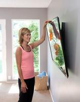 ERGOTRON glijdende wandhouder HD zwart 76-139cm 30-55inch belasting 9-18kg VESA horizontaal 200-400 verticaal 100-400mm - thumbnail