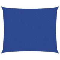 VidaXL Zonnezeil 160 g/m² 2,5x3 m hdpe blauw - thumbnail