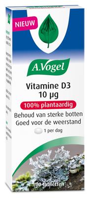 A Vogel Vitamine D3 10ug 100 Tabletten