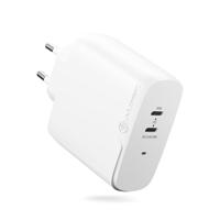 Alogic Rapid Power 2-poorts GaN oplader (63W) - White - thumbnail