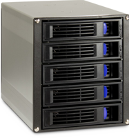 Inter-Tech ST-5255 HDD-behuizing Zwart 2.5/3.5 - thumbnail