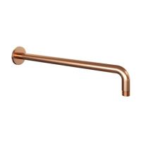 Brauer Copper Edition Wandarm - gebogen - 40cm - PVD - geborsteld koper 5-GK-5504 - thumbnail