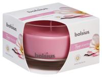 Bolsius true scents magnolia geurkaars in glas 6,3x9 cm 40 branduren - thumbnail