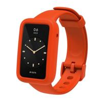 Siliconen sportbandje met case - Oranje - Xiaomi Smart band 7 Pro - thumbnail