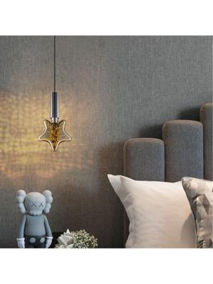 Edison Vintage LED filament lichtbron Star - Veelkleurig - 3D - Retro LED lamp - 14/4/17cm - geschikt voor E27 fitting - 4W 20lm 2200K - warm wit licht