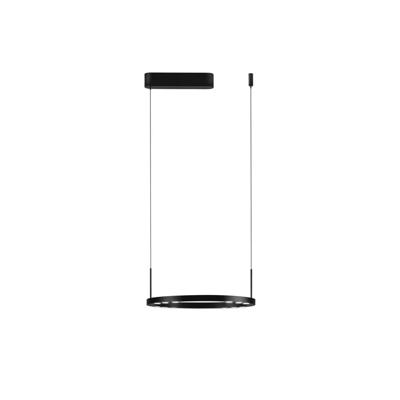 Lyora Strakke hanglampLunette zwart Ø 40cm - 9030924