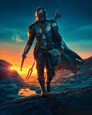 Komar Into Wonderland Fotobehang The Mandalorian Gunslingers - IADX4-095