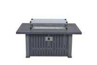 Cozy Living haard Albufeira carbon black grey 132x89xH61 cm Garden Impressions - Garden impressions - thumbnail