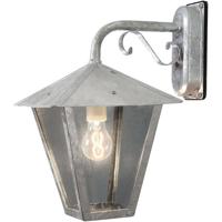 Wandlamp Benu met rookkleurig glas neerwaarts - thumbnail