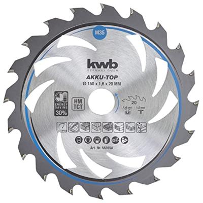 KWB Dun Zagend Cirkelzaagblad, met hardmetaal versterkt 150mm