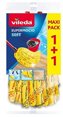 Vileda SuperMocio Soft mop pak a 2 stuks - thumbnail
