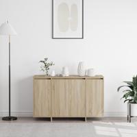 Dressoir Sonoma eiken 120 x 41 x 75 cm Bewerkt hout - thumbnail