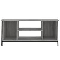 Tv-meubel 102x35x45 cm bewerkt hout grijs sonoma eikenkleurig - thumbnail