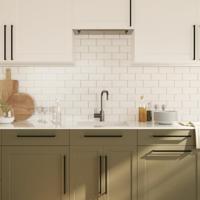 Handvatten 20 st 320 mm roestvrij staal zwart - thumbnail