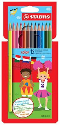 Kleurpotloden STABILO 979 color assorti kartonnen etui à 12 stuks