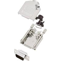 encitech DTCK09-DMP-K 6355-0061-21 D-sub male connectorset 180 ° Aantal polen: 9 Soldeerkelk 1 set(s) - thumbnail