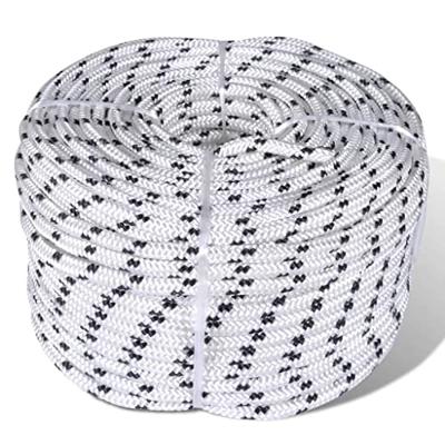 VidaXL Boottouw polyester gevlochten 8mmx50m