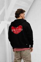 Jorcustom Lovelockdown Zipped Hoodie Heren Zwart - Maat S - Kleur: Zwart | Soccerfanshop - thumbnail
