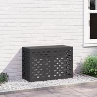 VidaXL Airconditioner hoes zwart 90 x 40 x 60 cm staal - thumbnail