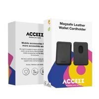 Accezz Accezz Leather Cardholder MagSafe - Kaarthouder met MagSafe - Onyx Telefoonhoesje Zwart - thumbnail