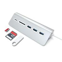 Satechi ST-3HCRS USB-combi-hub Zilver - thumbnail
