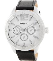 Horlogeband Fossil BQ1162 Leder Zwart 22mm - thumbnail