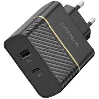 Otterbox EU Wall Charger 30W USB-oplader 30 W 1x USB-A, 1x USB-C USB PD Zwart Binnen - thumbnail