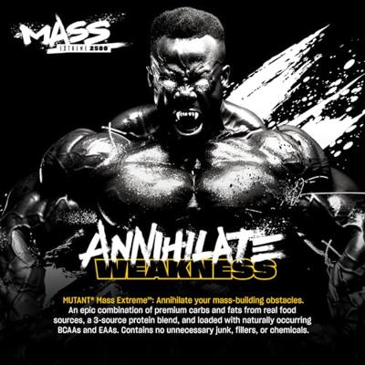 Mutant Mass Extreme 2500 Triple Chocolate (5450 g) Mutant Mass Extreme 2500 Triple Chocolate (5450 g)