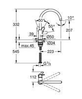 Mengkraan Grohe Metaal Blik Nikkel Plastic - thumbnail