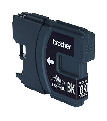 Brother inktcartridge, 300 pagina's, OEM LC-980BK, zwart