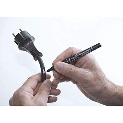 Pica 532/52 Permanent Pen 1-2mm rond wit,10st. Pica 532/52 Permanent Pen 1-2mm rond wit,10st.