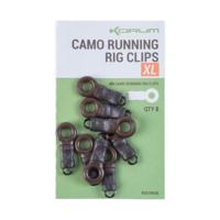 Korum Camo Running Rig Clips 8st. X-Large - thumbnail