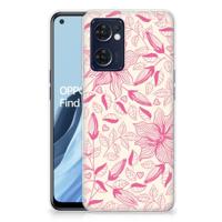 OPPO Reno 7 5G | Find X5 Lite | TPU Case | Pink Flowers - thumbnail